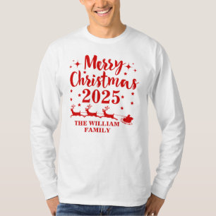 Camiseta Navidad Familiar Personalizada