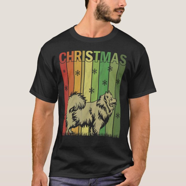 Camiseta Navidad familiar pijamas coincidentes con perro re (Anverso)