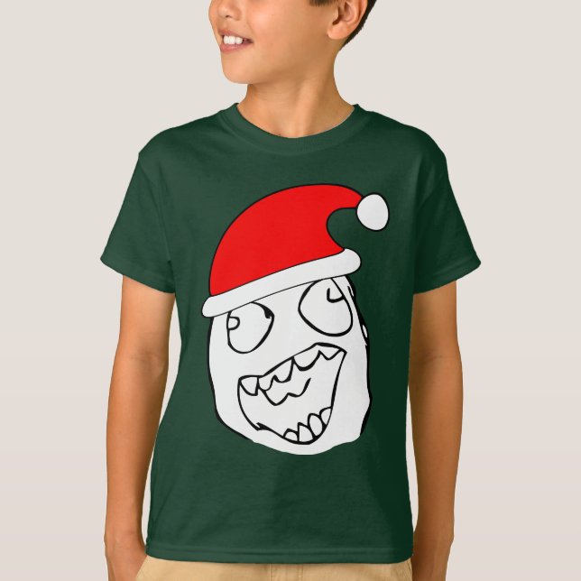 Camiseta Navidad feliz Meme de Derp (Anverso)