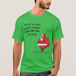 Camiseta Navidad feo 3 de "Santa gordo"