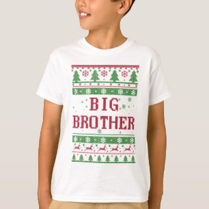 Camiseta Navidad feo mayor de hermano