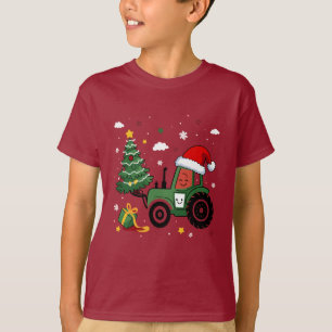 Camiseta Navidad Feo Xmas Divertido Santa Reno Camión 