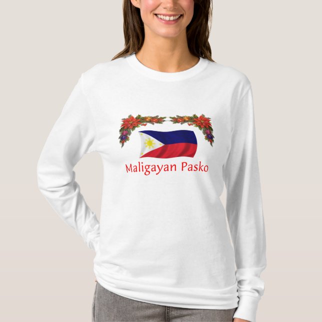 Camiseta Navidad filipino (Anverso)