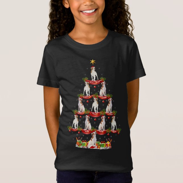 Camiseta Navidad Funny Santa Brittany Spaniel Dog Chris (Anverso)