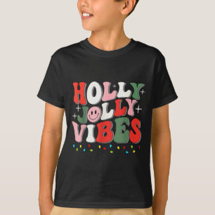 Camiseta Navidad Genial Holly Luces de Navidad San