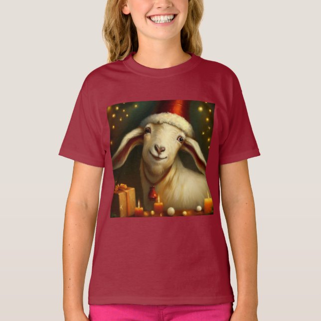 Camiseta Navidad Goat 3 (Anverso)