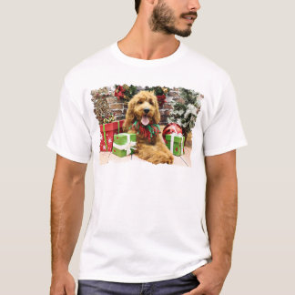 Camiseta Navidad - GoldenDoodle - Claire