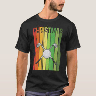 Camiseta Navidad Golf Retro Lindo Grupo Coincidente Holi Na