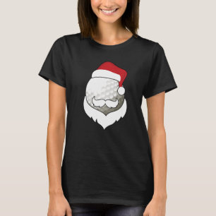 Camiseta Navidad Golf Santa Hat Beard Xmas Deportes Boy Hom