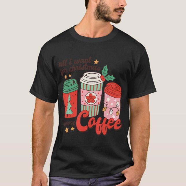 Camiseta Navidad Graciosa Retro Todo Lo Que Quiero De Los N (Anverso)