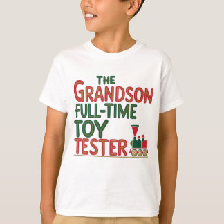 Camiseta Navidad Grandson Toy Tester