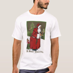 Camiseta Navidad GreetingSanta con el caballo de madera