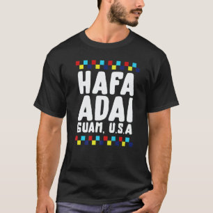 Camiseta Navidad Hafa Adai Guam EE. UU. Hola Guam Vacacione