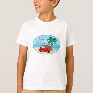 Camiseta Navidad hawaiano