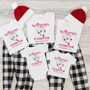 Camiseta Navidad Kitsch   Fiesta Familiar de Vacaciones