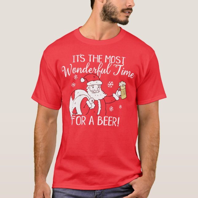 Camiseta Navidad la mayoría del tiempo maravilloso para una (Anverso)