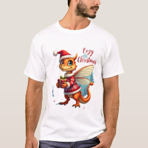 Camiseta Navidad Libélula Acogedora