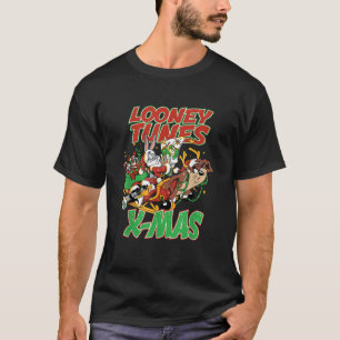 Camiseta Navidad Looney Tunes Impuesto Reno Trineo Bugs Da