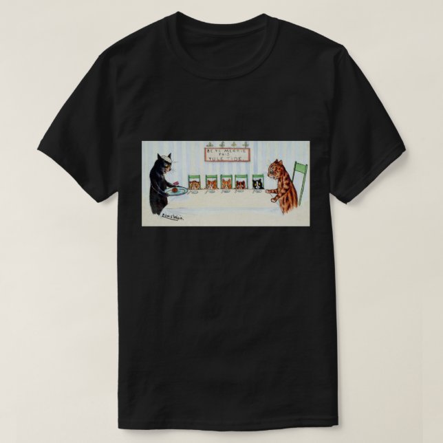 Camiseta Navidad, Louis Wain (Diseño del anverso)