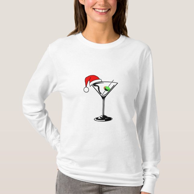 Camiseta Navidad Martini (Anverso)
