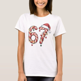Camiseta Navidad Meme del Caramelo de Seis Siete (6-7) Vira