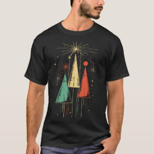 Camiseta Navidad Moderna de Mitad de Siglo 