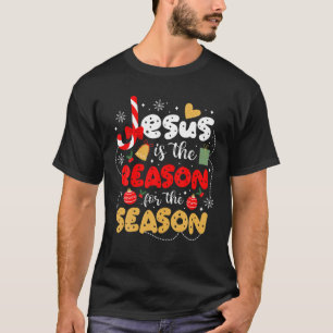 Camiseta Navidad Navidades Cristianos Jesús Es La Razón De