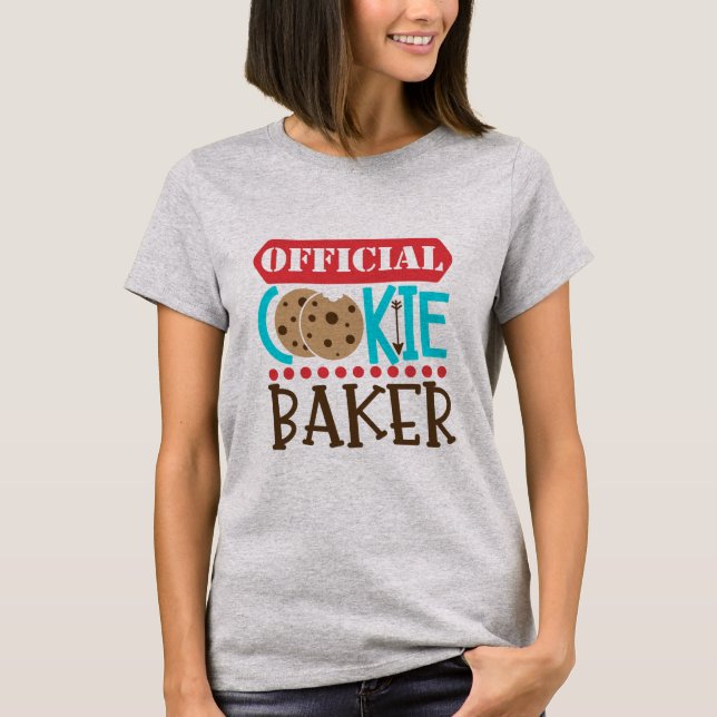 Camiseta Navidad oficial del panadero de la galleta (Anverso)