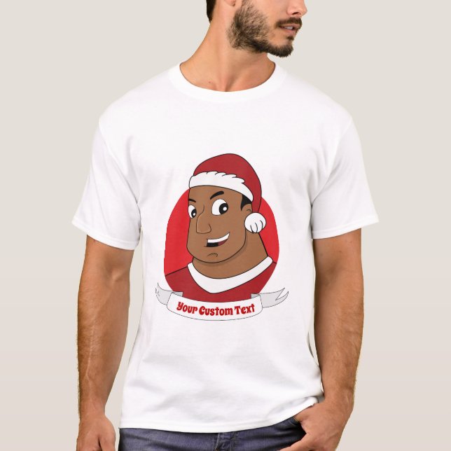 Camiseta Navidad padre/ joven personalizado (Anverso)