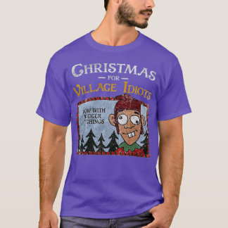 Camiseta Navidad para idiotas del pueblo Divertido