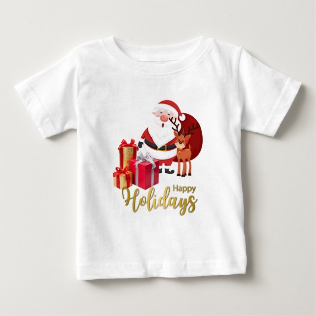 Camiseta navidad para Toddlers (Anverso)