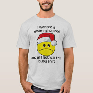 Camiseta Navidad - piscina