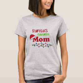 Camiseta Navidad preferido de la mamá de Santa