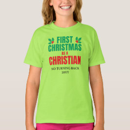 CAMISETA NAVIDAD PRIMERA Y FAMOSA COMO NIÑOS CRISTIANOS