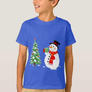 Camiseta navidad, regalo, fiesta, decoración, adorno, santa