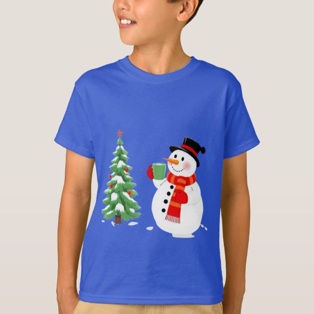 Camiseta navidad, regalo, fiesta, decoración, adorno, santa (Anverso)