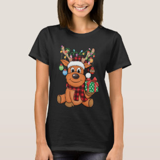 Camiseta Navidad Reno Cute