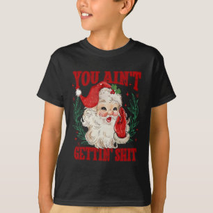 Camiseta Navidad Retro No Te Vuelves Divertido Santa