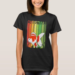 Camiseta Navidad Retro Pez Grupo Lindo Coincidente Holi Nav