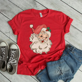Camiseta Navidad retro Santa Merry