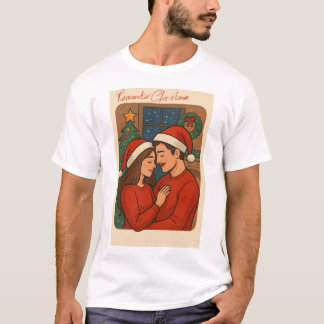 Camiseta Navidad romántica 