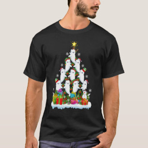 Camiseta Navidad   Santa Beluga Ballena Árbol de Navidad