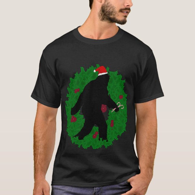 Camiseta Navidad Sasquacheando (Anverso)