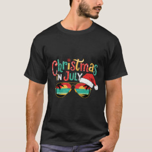 Camiseta Navidad Solitaria En Julio Verano Xmas Vacaciones 
