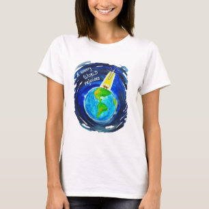 Camiseta navidad "Un mundo cansado"