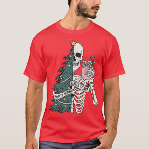 Camiseta Navidad Un Poco Espantosa Un Poco Alegre
