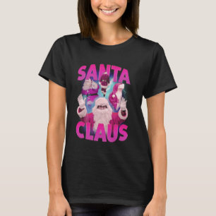 Camiseta Navidad vintage Santa Claus Bootleg Hip Hop de los