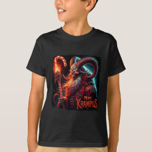 Camiseta Navidad Xmas Terror Krampus Oscuro Alegre Krampus 