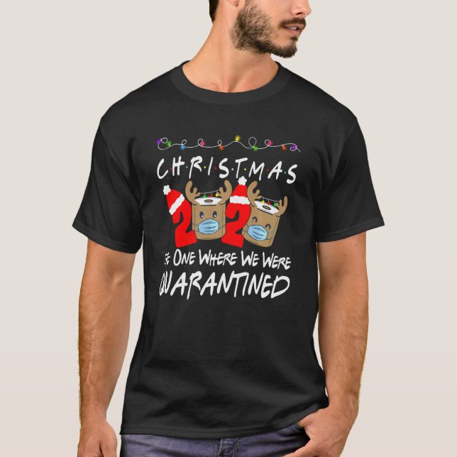 Camiseta Navidades 2020 Santa Mask El Donde Estábamos (Anverso)