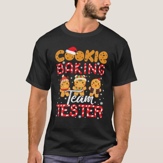 Camiseta Navidades 2021 Cookie Baking Team Tester Funny Xma (Anverso)